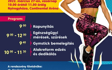 Alakreform edzés tart Nyíregyházán Rubint Réka 