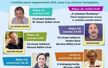 Hétfőn kezdődik a 49. Gyermekkönyvhónap rendezvénysorozat Nyíregyházán