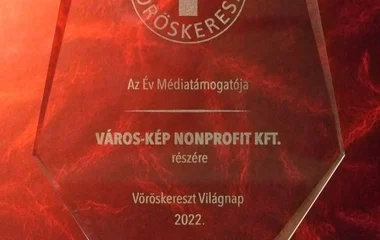 Az Év Médiatámogatója címet kapta a Város-Kép Nonprofit Kft. a Magyar Vöröskereszttől