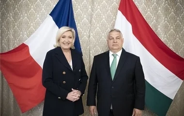 Orbán Viktor Marine Le Pennel találkozott