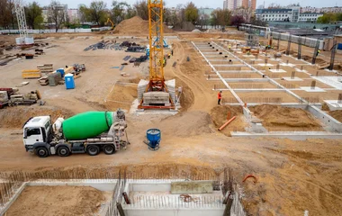 Jó ütemben halad a stadion építése is Nyíregyházán.