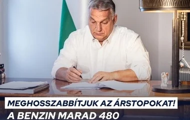 Az árstopok meghosszabbításáról döntött a kormány