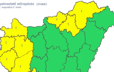 A fél országra figyelmeztetést adtak ki meteorológusok