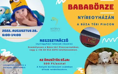 Újra bababörze a Búza téri piacon