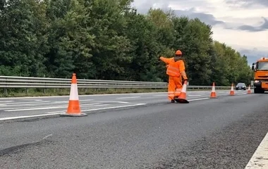 Karbantartást végeznek az M3-as autópályán