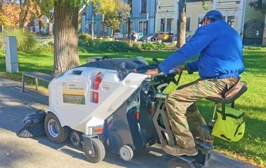 Üzembe helyezték az elektromos seprőgépet