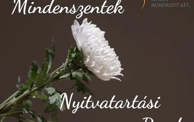 Munkarend mindenszentek ünnepén 