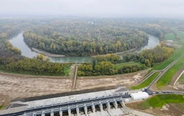 Elkészült Tisza-Túr árapasztó tároló Milotán