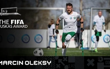 Marcin Oleksy nyerte a Puskás Ferenc-díjat