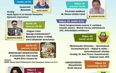 Hétfőn kezdődik az 50. vármegyei Gyermekkönyvhónap