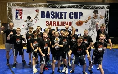 A NYÍKSE U12-es fiú csapata sikeresen szerepelt az első nemzetközi megmérettetésén