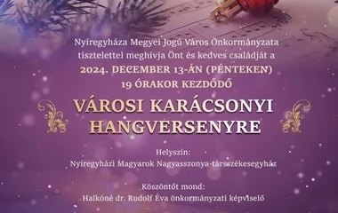 Városi Karácsonyi Koncert Nyíregyházán