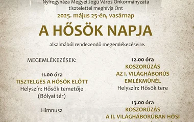 A hősökre emlékeznek