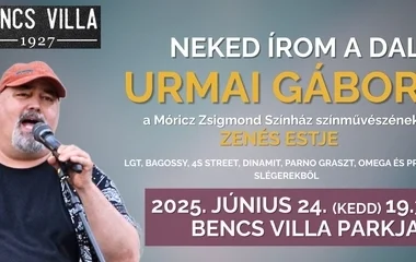  Urmai Gábor Koncert a Bencs Villában
