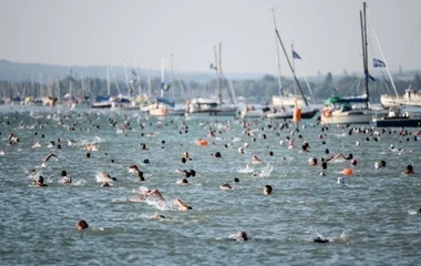 Rekordot döntött a Balaton-átúszás
