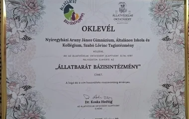 Állatvédelem és oktatás kéz a kézben – példamutató siker Nyíregyházán!