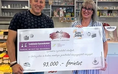 93 ezer forintot gyűjtöttek a leukémiás gyermekekért