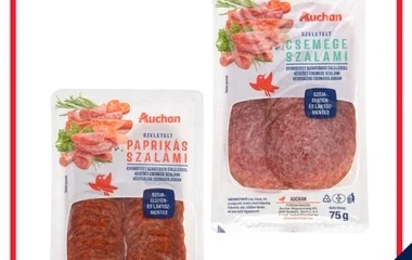 Visszahívta az Auchan a saját márkás csemege és paprikás szeletelt szalámit