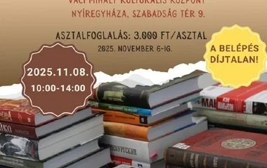 Először rendeznek Könyvbörzét a VMKK-ban