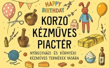 Egyéves a Kézműves Piactér, vasárnap is várja a látogatókat a Korzóban