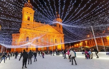 A Debreceni Advent jégpályája a legszebb Európában