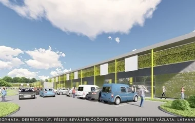 Hatalmas bevásárlóközpont épül Nyíregyházán