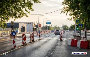 Korábban megnyitották a forgalom előtt a Szabó Lőrinc és a Csigekert utcai csomópontot